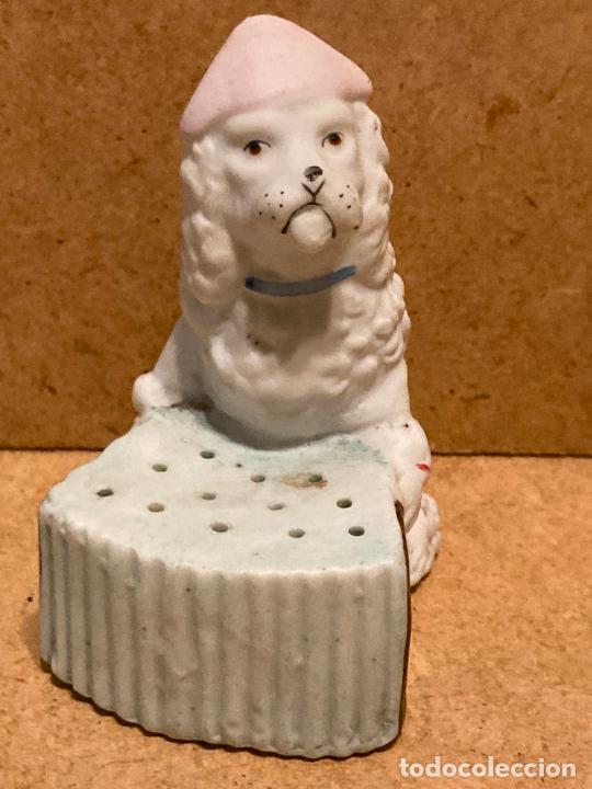Antig&uuml;edades: Biscuit centroeuropeo perro cerillero - Foto 1