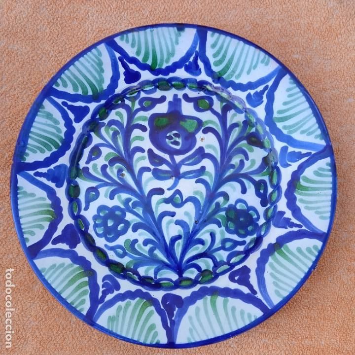 Antig&uuml;edades: Plato granadino, di&aacute;metro 25 cm - Foto 1