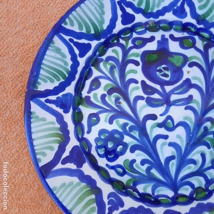 Antig&uuml;edades: Plato granadino, di&aacute;metro 25 cm - Foto 2