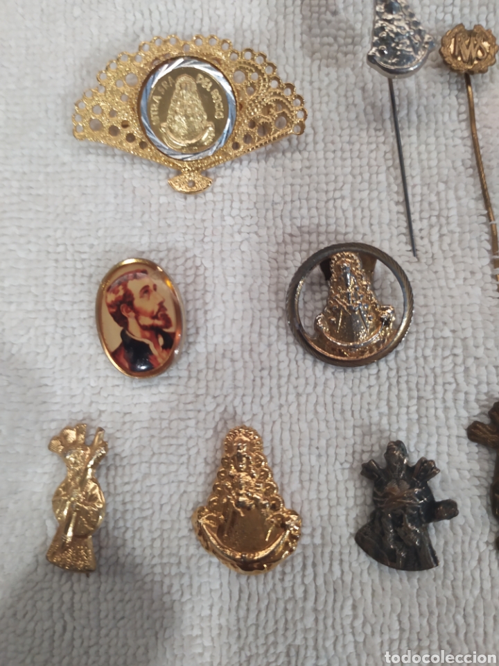 Antig&uuml;edades: Lote de Alfileres Religiosos - Foto 6