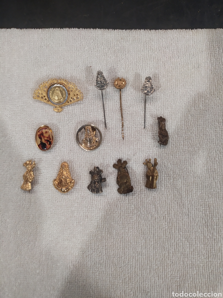 Antig&uuml;edades: Lote de Alfileres Religiosos - Foto 8