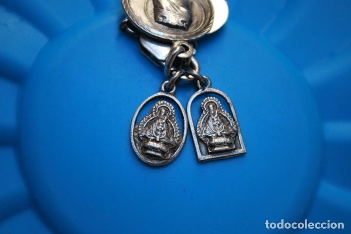 Antig&uuml;edades: LOTE DE 4 MEDALLONES DE PLATA . - Foto 7