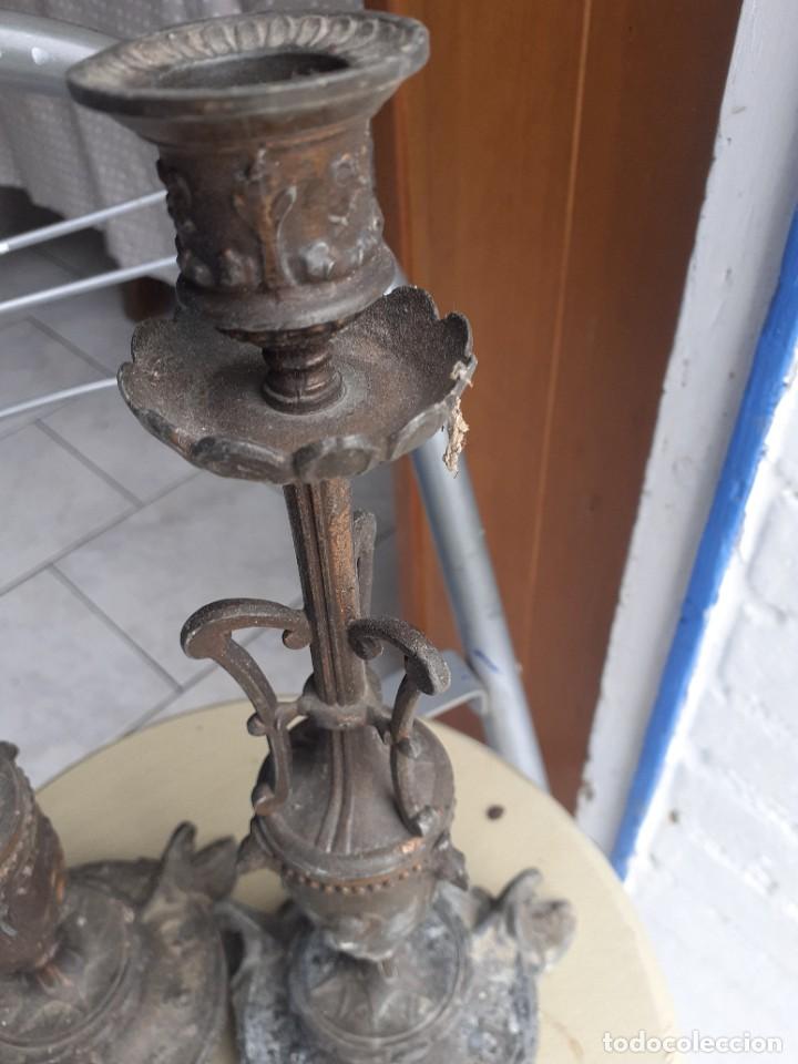 Antig&uuml;edades: Candelabros siglo XIX - Foto 3