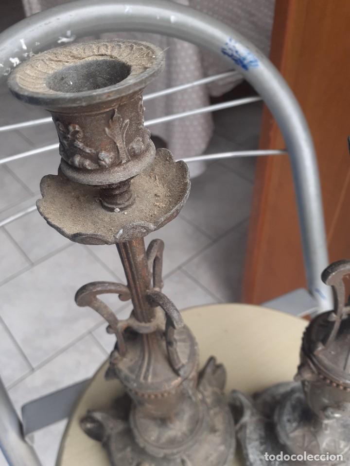 Antig&uuml;edades: Candelabros siglo XIX - Foto 4