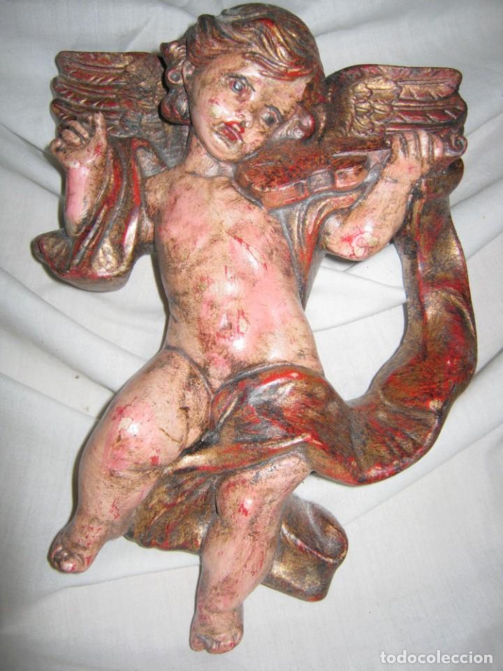 Antig&uuml;edades: Angel con viol&iacute;n. - Foto 1