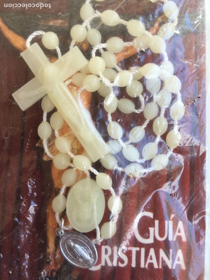 Antiquit&eacute;s: ROSARIO CON GUIA CRISTIANA SIN ESTRENAR