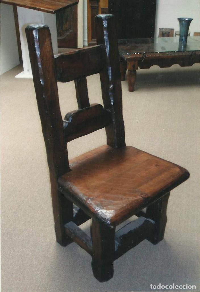Antig&uuml;edades: Silla medieval. (PIEZA &Uacute;NICA A MEDIDA PARA EL CLIENTE) - Foto 1
