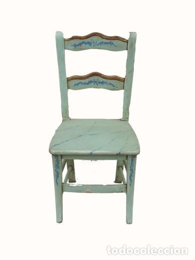 Antig&uuml;edades: Silla decorada. (PIEZA &Uacute;NICA A MEDIDA PARA EL CLIENTE) - Foto 1