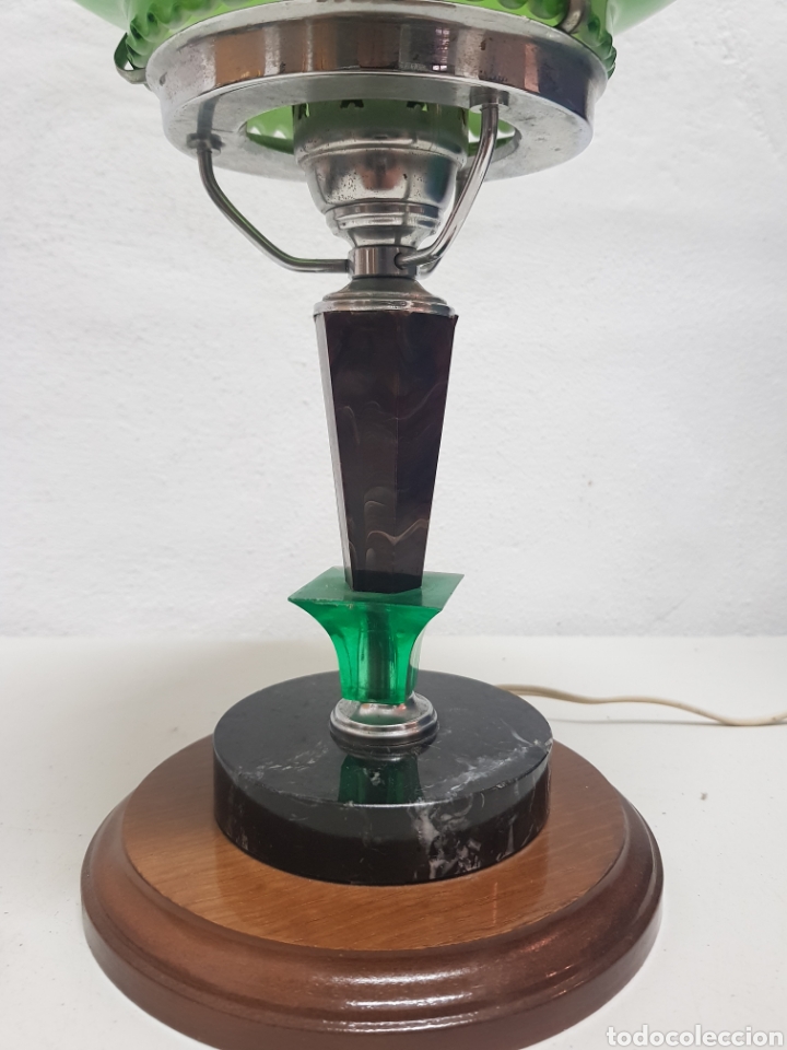 Antig&uuml;edades: Lampara de mesita - Foto 2