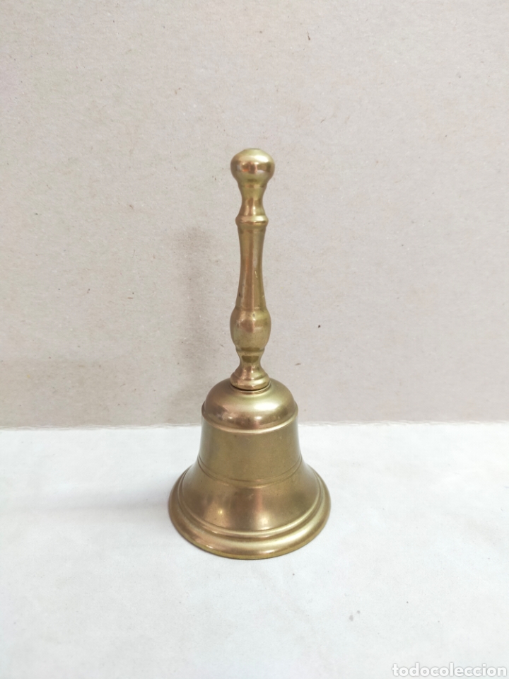 Antig&uuml;edades: CAMPANA DE BRONCE, 13 CM. - Foto 2