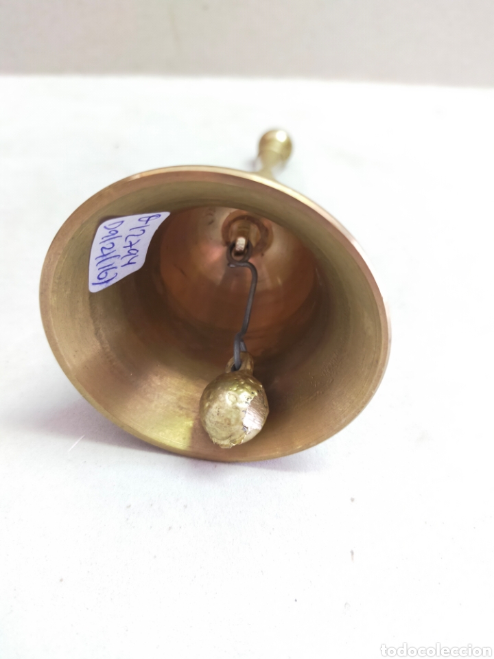 Antig&uuml;edades: CAMPANA DE BRONCE, 13 CM. - Foto 4