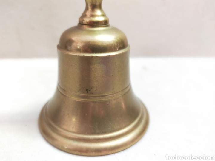 Antig&uuml;edades: CAMPANA DE BRONCE, 13 CM. - Foto 6