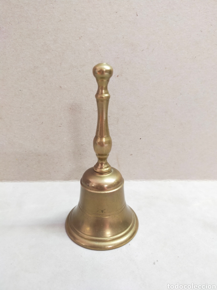 Antig&uuml;edades: CAMPANA DE BRONCE, 13 CM. - Foto 1