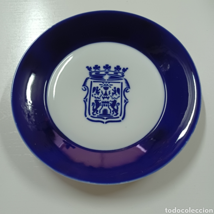 Antig&uuml;edades: PLATO DE SARGADELOS ESCUDO DE LUGO - IMPECABLE - Foto 1