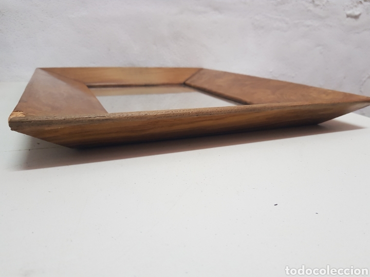 Antig&uuml;edades: Espejo con marco de madera de ra&iacute;z - Foto 9