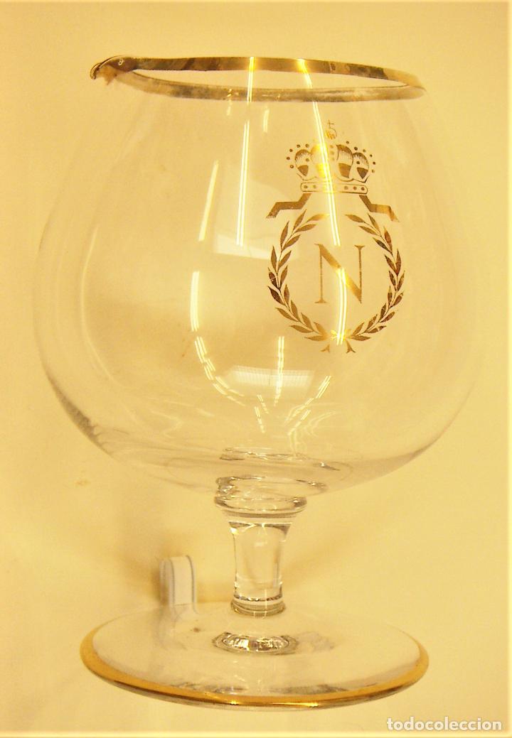 Antig&uuml;edades: Copa de Cristal Co&ntilde;ac Napoleon - Foto 1