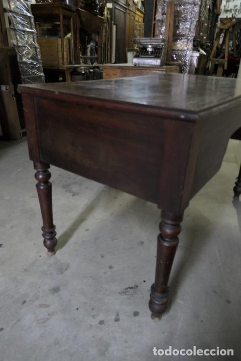 Antig&uuml;edades: Antiguo escritorio de la ditada. Madera caoba - Foto 7