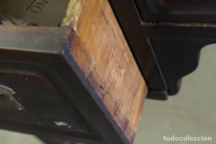 Antig&uuml;edades: Antiguo escritorio de la ditada. Madera caoba - Foto 11