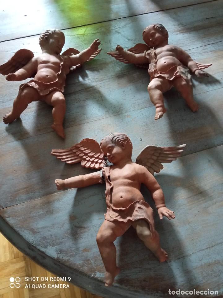 Antig&uuml;edades: &Aacute;NGELES de terracota. - Foto 3