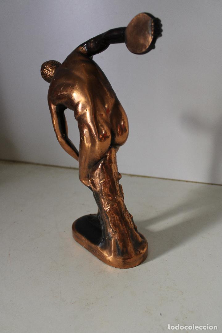 Antig&uuml;edades: discobolo cobre griego - Foto 4
