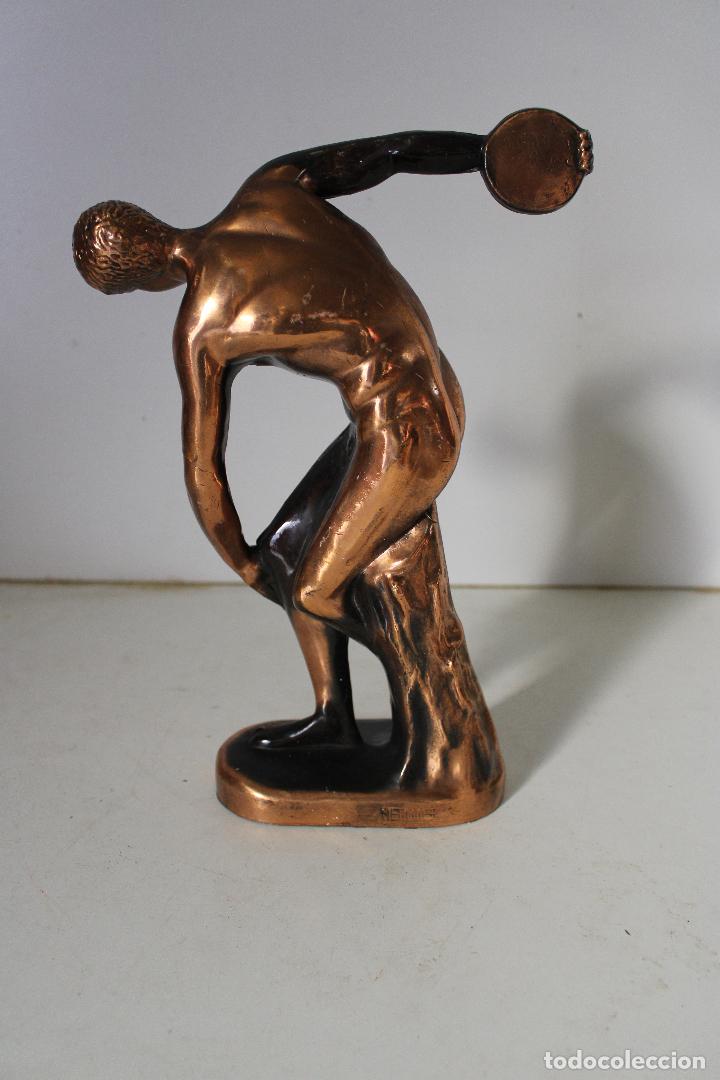 Antig&uuml;edades: discobolo cobre griego - Foto 5
