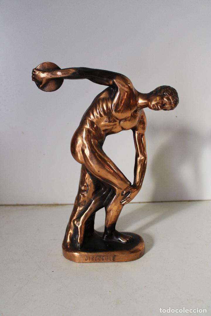 Antig&uuml;edades: discobolo cobre griego - Foto 1