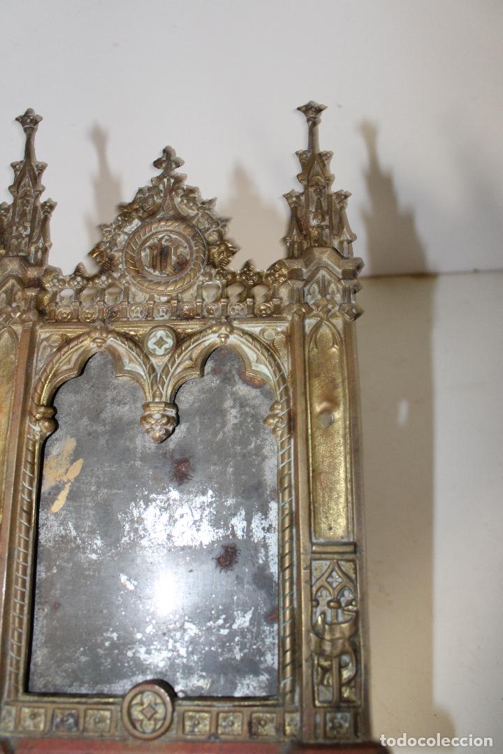 Antig&uuml;edades: SACRA ANTIGUA DE IGLESIA EN BRONCE - Foto 2