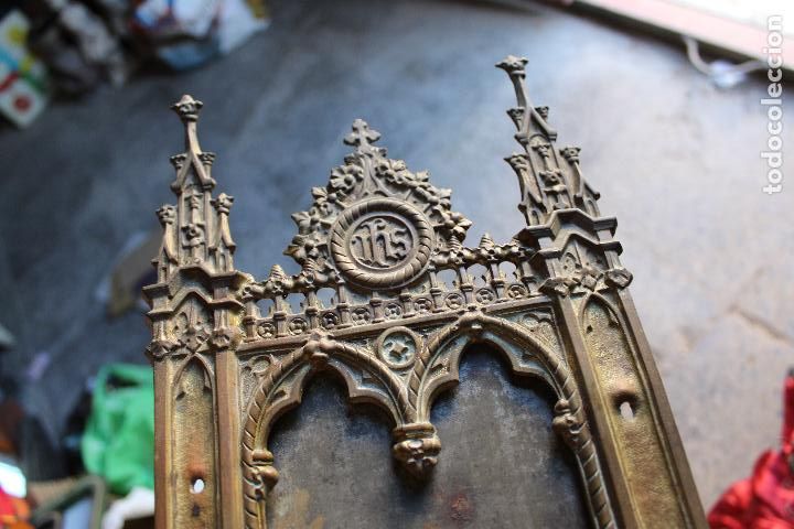 Antig&uuml;edades: SACRA ANTIGUA DE IGLESIA EN BRONCE - Foto 3