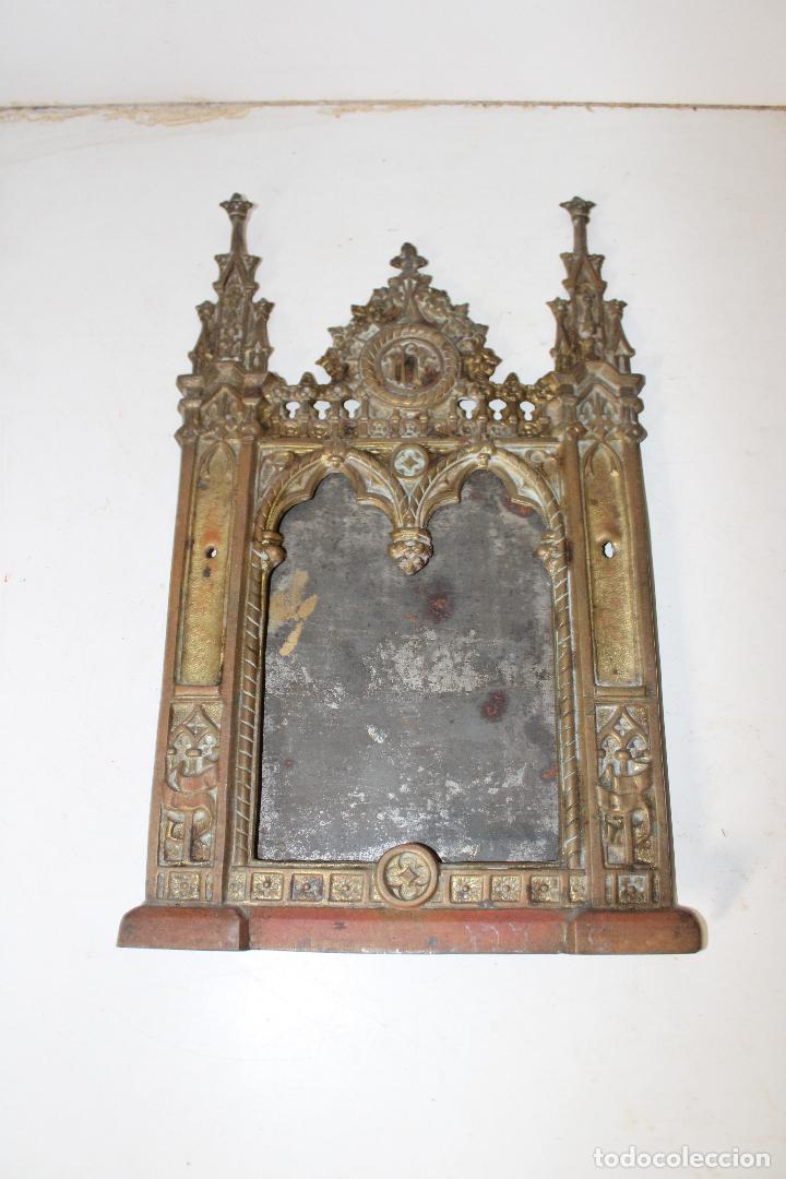 Antig&uuml;edades: SACRA ANTIGUA DE IGLESIA EN BRONCE - Foto 4