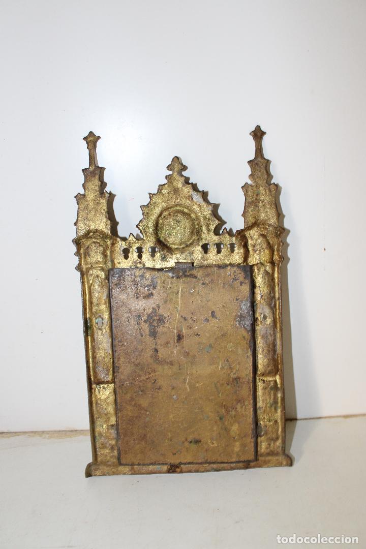 Antig&uuml;edades: SACRA ANTIGUA DE IGLESIA EN BRONCE - Foto 5