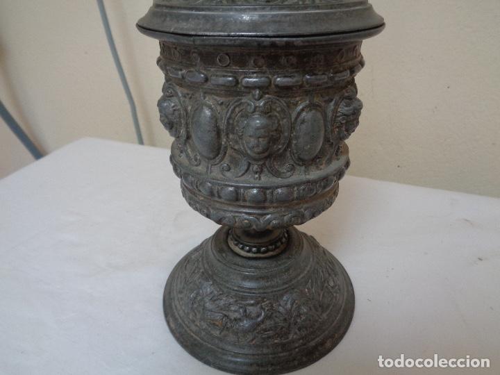 Antig&uuml;edades: quinque alem&aacute;n calamina siglo XIX - Foto 3