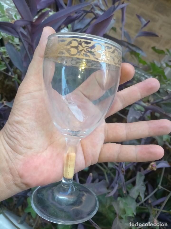 Antig&uuml;edades: COPA CRISTAL LABRADA EN ORO - - Foto 2