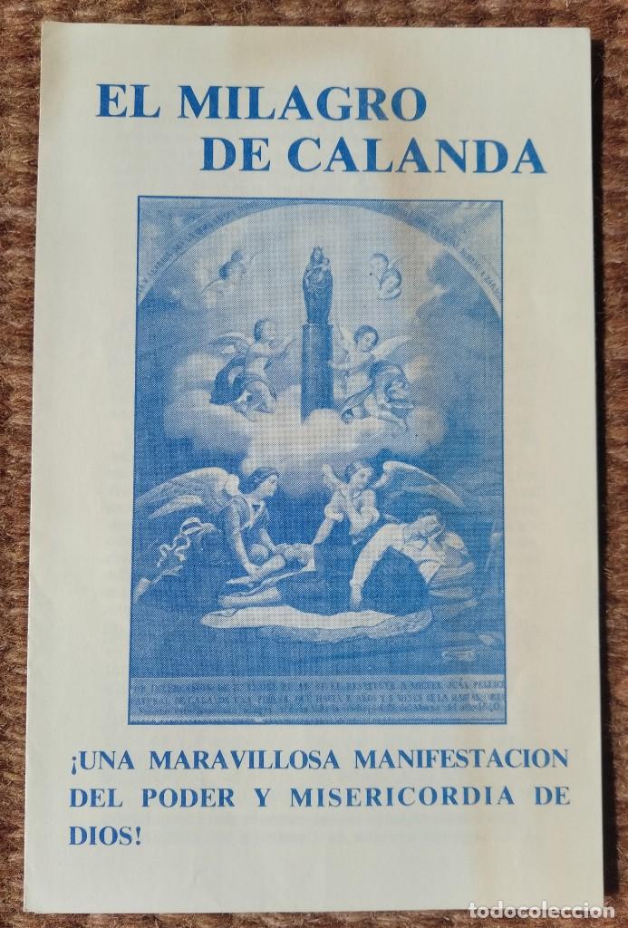 Antig&uuml;edades: EL MILAGRO DE CALANDA - TRIPTICO - Foto 1