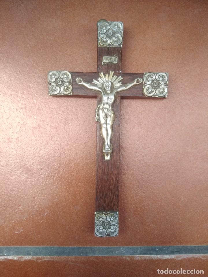 Antig&uuml;edades: Antiguo crucifijo - Foto 3