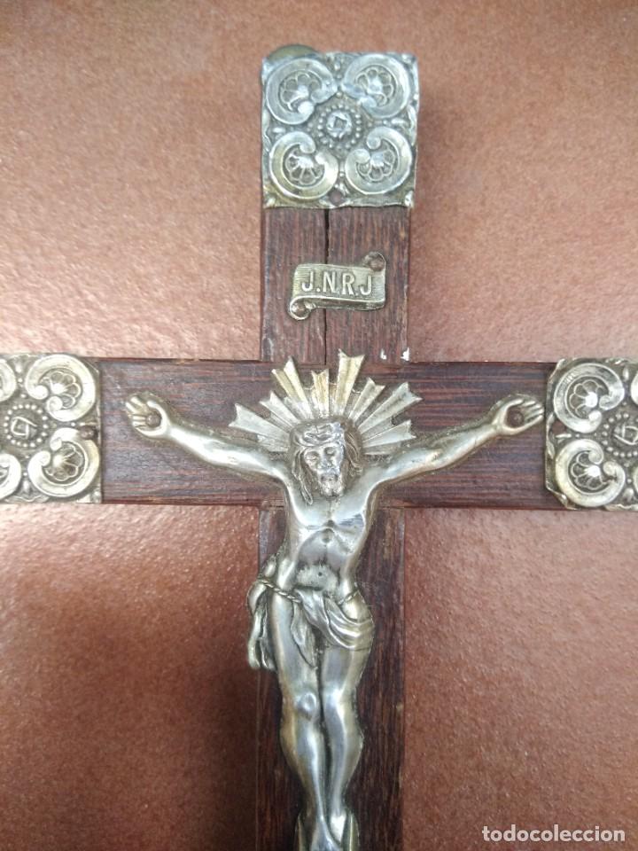 Antig&uuml;edades: Antiguo crucifijo - Foto 4