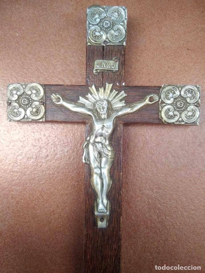 Antig&uuml;edades: Antiguo crucifijo - Foto 7