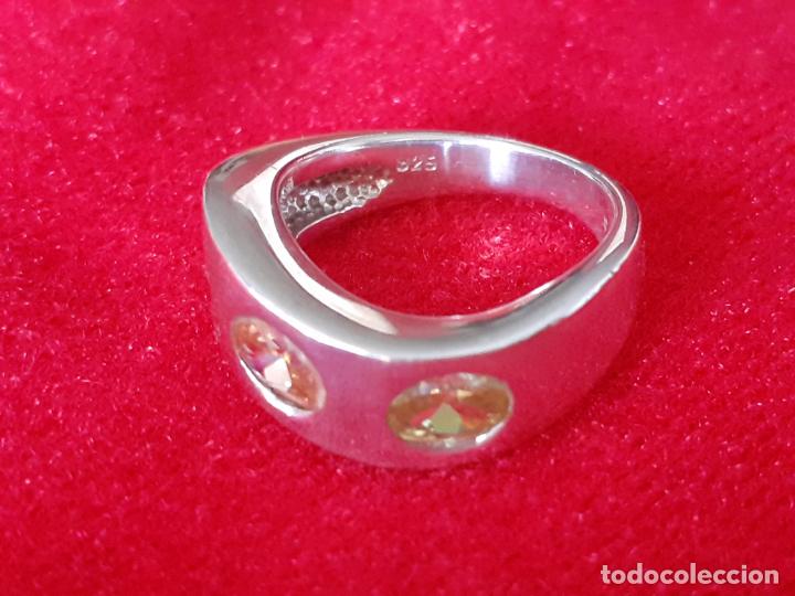 Antig&uuml;edades: Anillo plata y citrinas - Foto 2