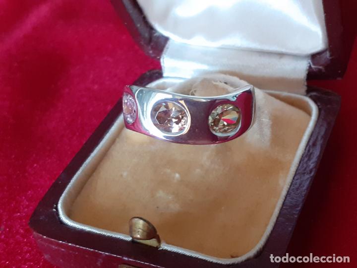 Antig&uuml;edades: Anillo plata y citrinas - Foto 3