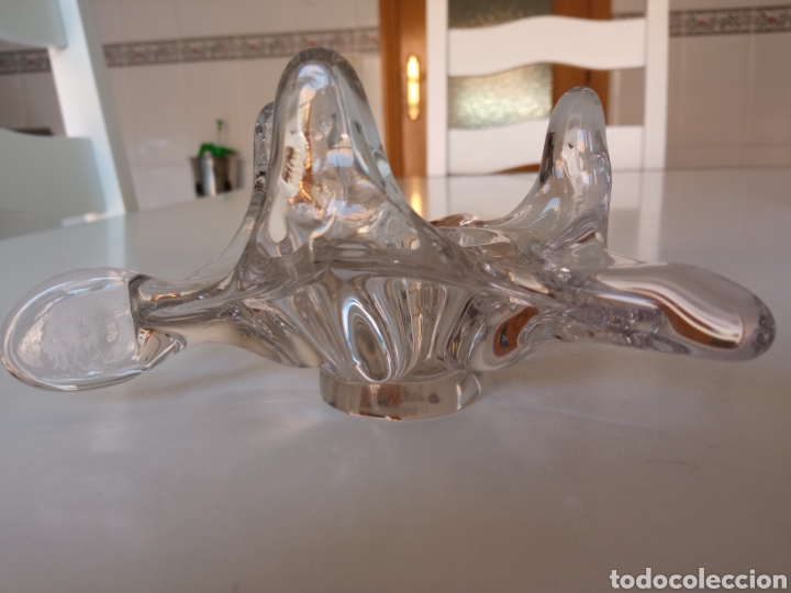 Antig&uuml;edades: Portavelas en cristal macizo de Murano - Foto 2