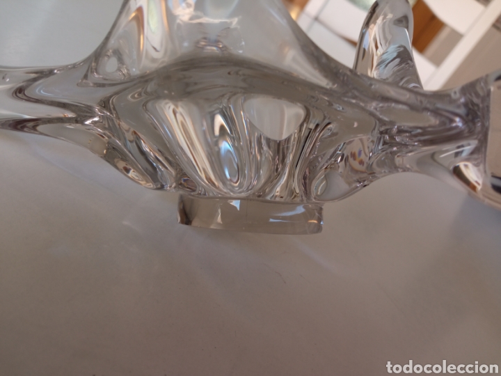 Antig&uuml;edades: Portavelas en cristal macizo de Murano - Foto 5