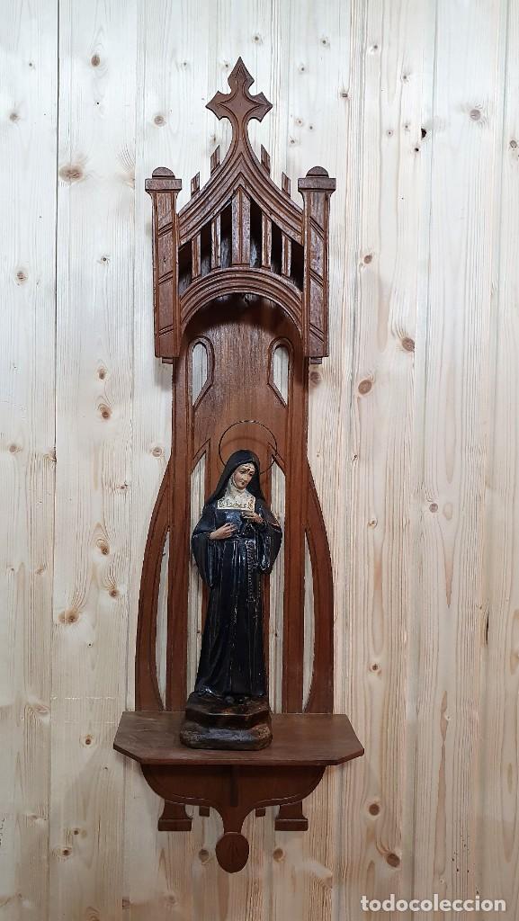 Antig&uuml;edades: SANTA RITA DE OLOT CON HORNACINA - Foto 2