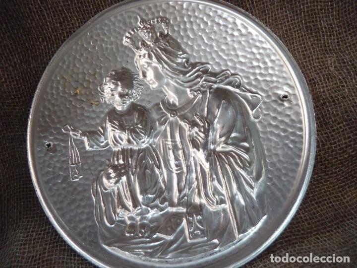 Antig&uuml;edades: PLACA - PUERTA ( VIRGEN CON NI&Ntilde;O ) - Foto 4