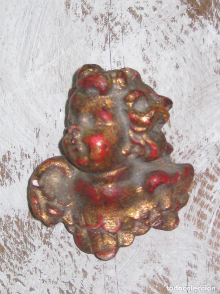 Antig&uuml;edades: Angelito dorado. - Foto 1