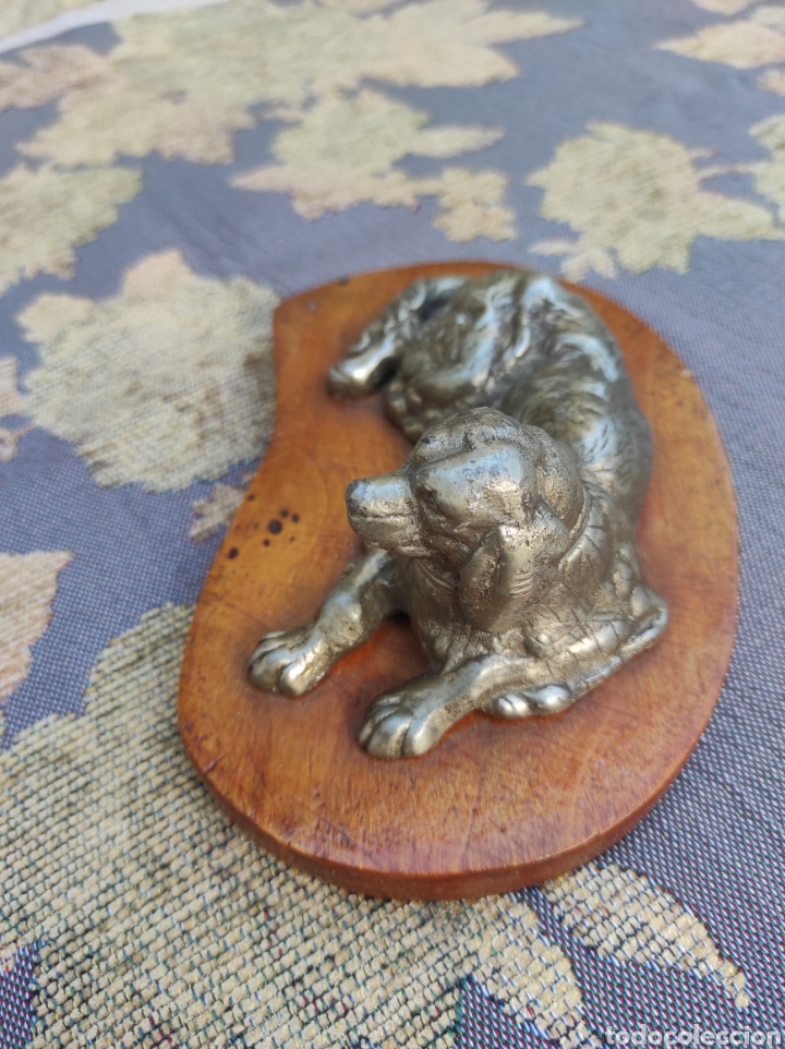 Antig&uuml;edades: Perro met&aacute;lico antiguo - Foto 3