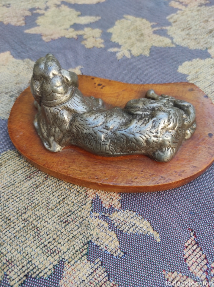 Antig&uuml;edades: Perro met&aacute;lico antiguo - Foto 4