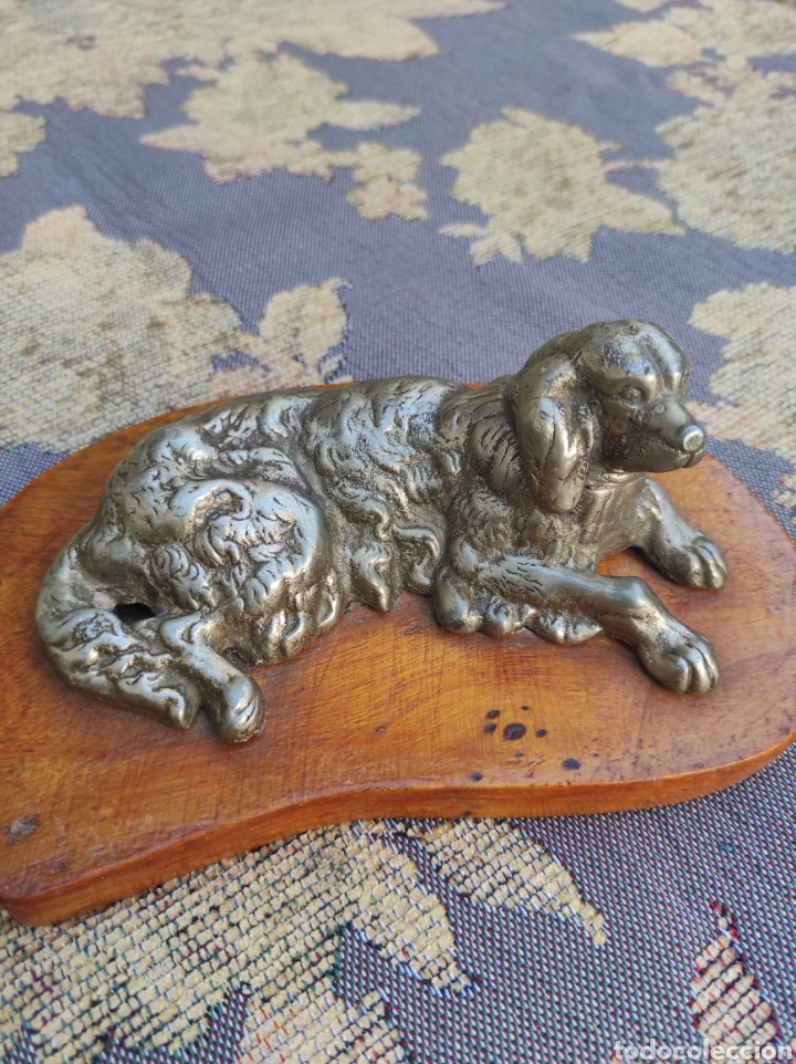 Antig&uuml;edades: Perro met&aacute;lico antiguo - Foto 1