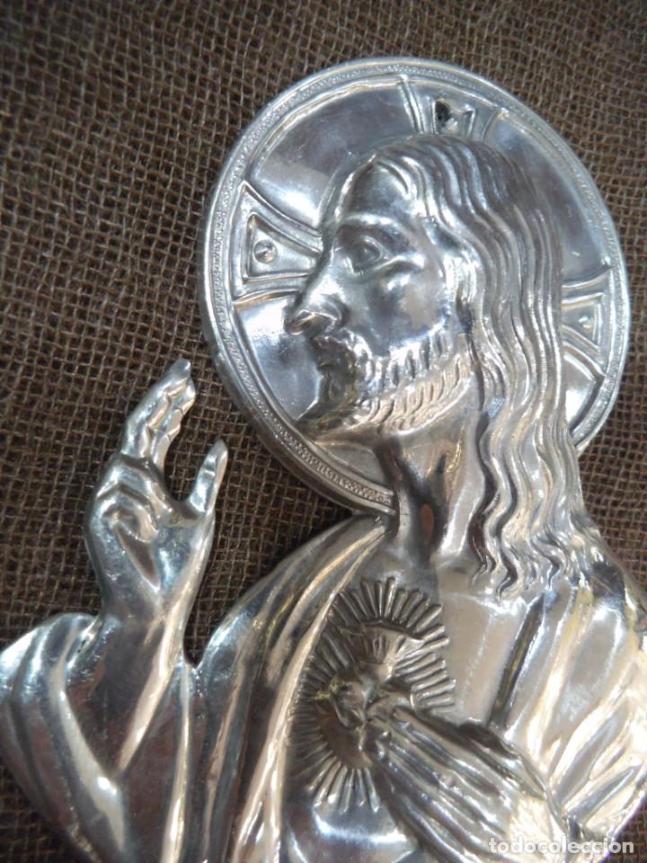 Antig&uuml;edades: PLACA -PUERTA ( CORAZ&Oacute;N DE JES&Uacute;S ) AL - Foto 2