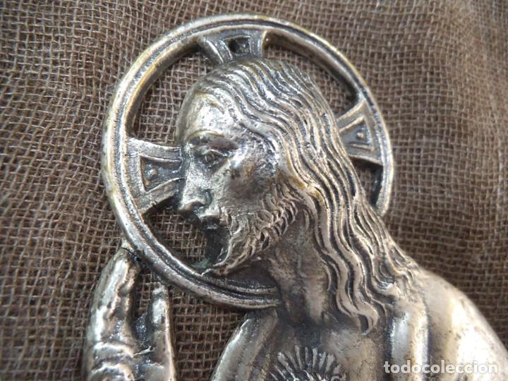 Antig&uuml;edades: PLACA - PUERTA ( CORAZ&Oacute;N DE JES&Uacute;S ) FUNDIDO - Foto 5