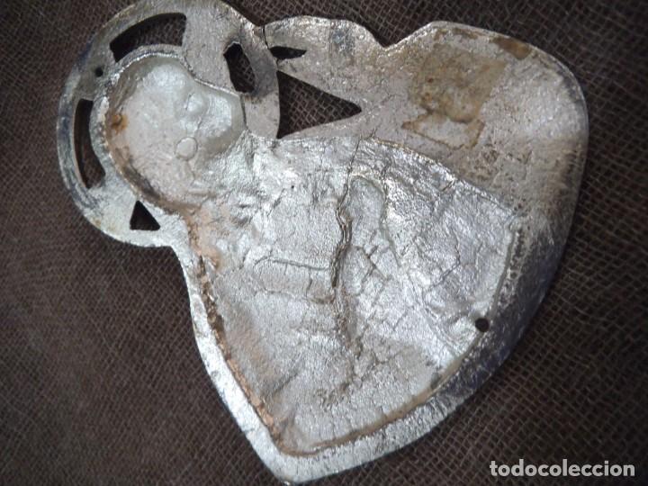 Antig&uuml;edades: PLACA - PUERTA ( CORAZ&Oacute;N DE JES&Uacute;S ) FUNDIDO - Foto 7