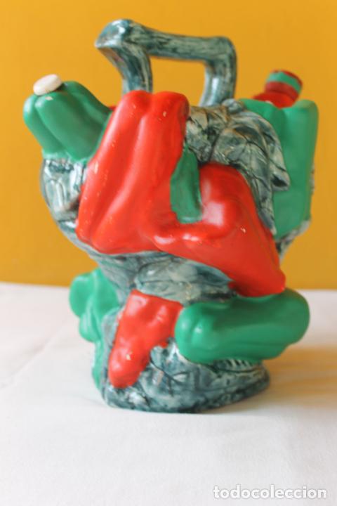 Antig&uuml;edades: BOTIJO CANTARA CON PIMIENTOS MANISES - Foto 7